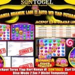 Situs SONTOGEL Penyedia Togel 4D & Slot Gacor