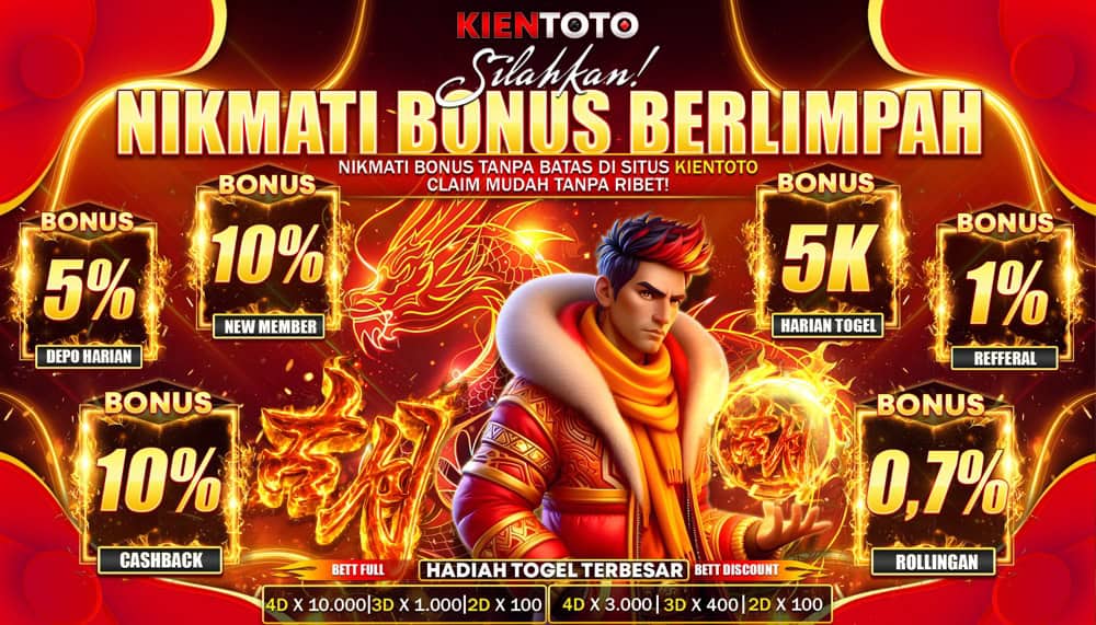 KIENTOTO: Keuntungan Bonus New Member 10% untuk Pemain Baru
